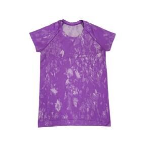 Lululemon Athletica Swiftly Tech Purple Short Sleeve Athletic Shirt Size 10